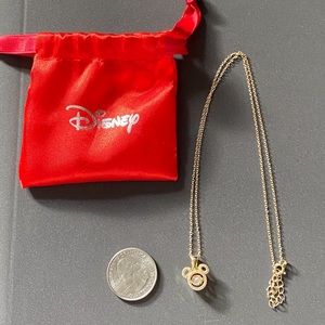 Disney Mickey Mouse Floating Stone Necklace